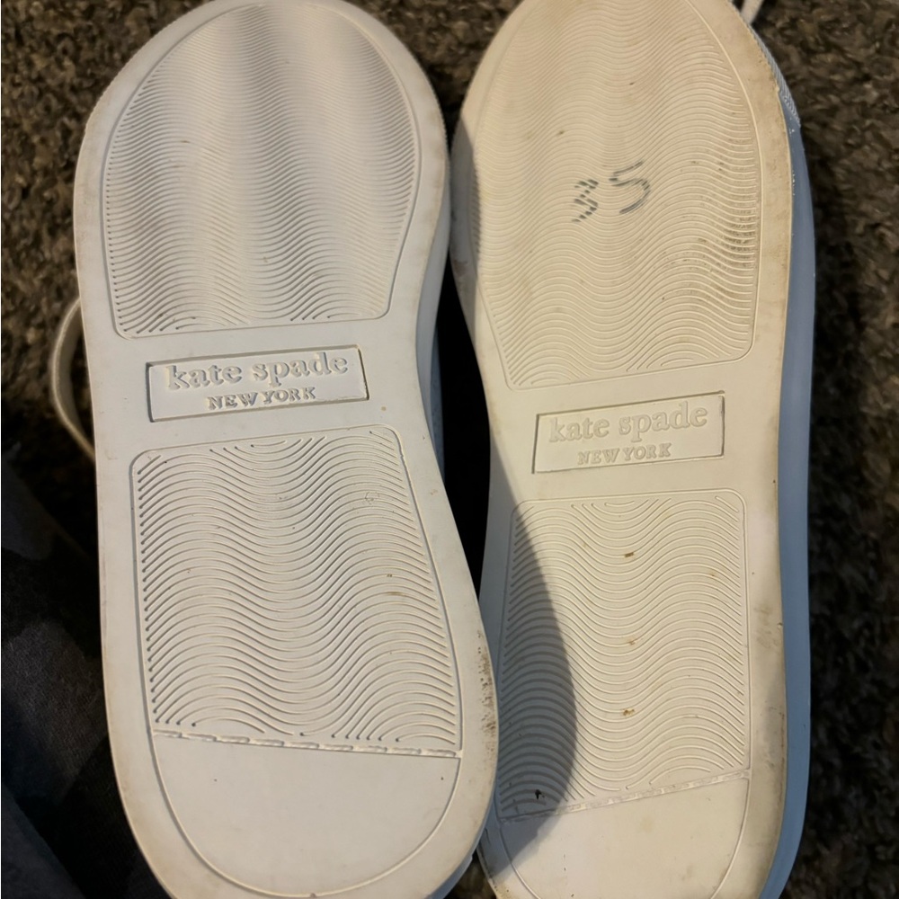Kate Spade White Perforated Sneakers - Picture 4 of 8